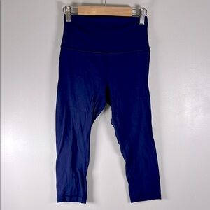 Lululemon Align Crop 26” Blueberry Jam Nulu High Rise Size 4 Womens.